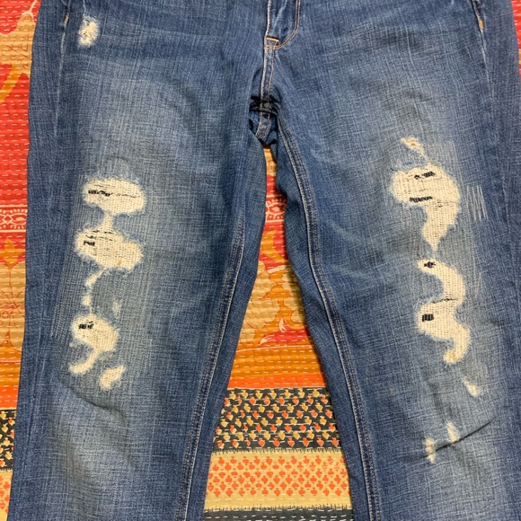 J CREW Vtg Matchstick Distressed Boyfriend Jeans - Picture 4 of 8